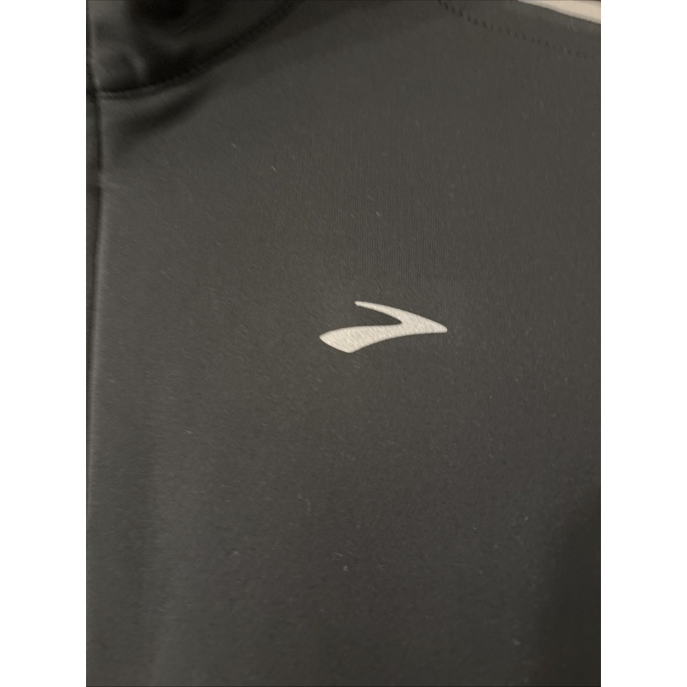 Brooks Fusion Hybrid Running Jacket Men's Size XL Shelter Technology Black Zip - Picture 2 of 16